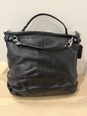 Coach - Black Leather Bag